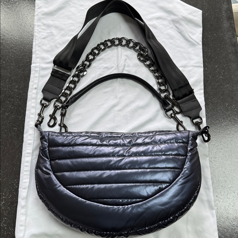 NWOT THINK ROLYN ELTON HOBO BAG in Pearl Midnight